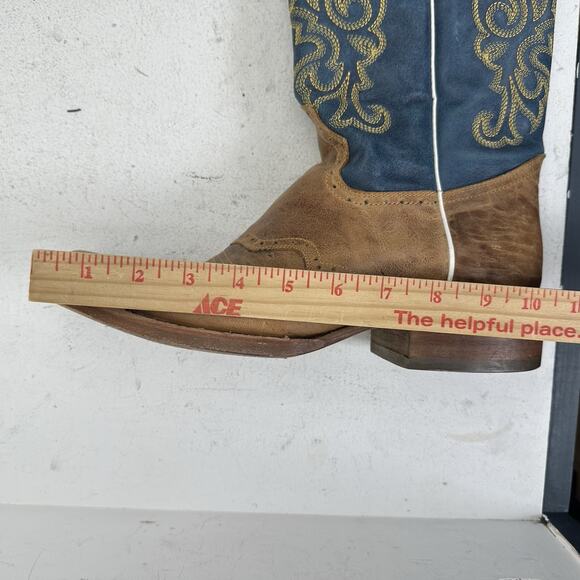 J.B. Dillon Reserve Windmark Brown Leather Western Cowboy Boot Men’s Size 8D main image 14